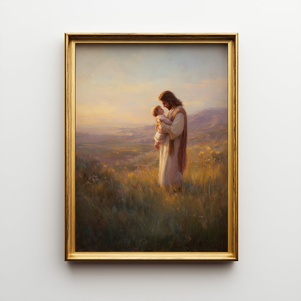 Jesus Blessing an Infant