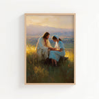 Jesus Comforting a Nurse in a Field