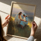 Jesus Comforting a Nurse in a Field