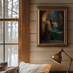 Jesus Comforting a Nurse in a Church