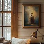 Healing Pain - Jesus Embracing Man in the Clouds