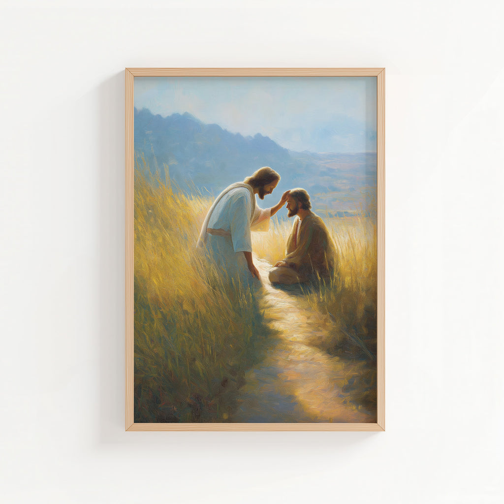 Jesus Healing a Blind Man