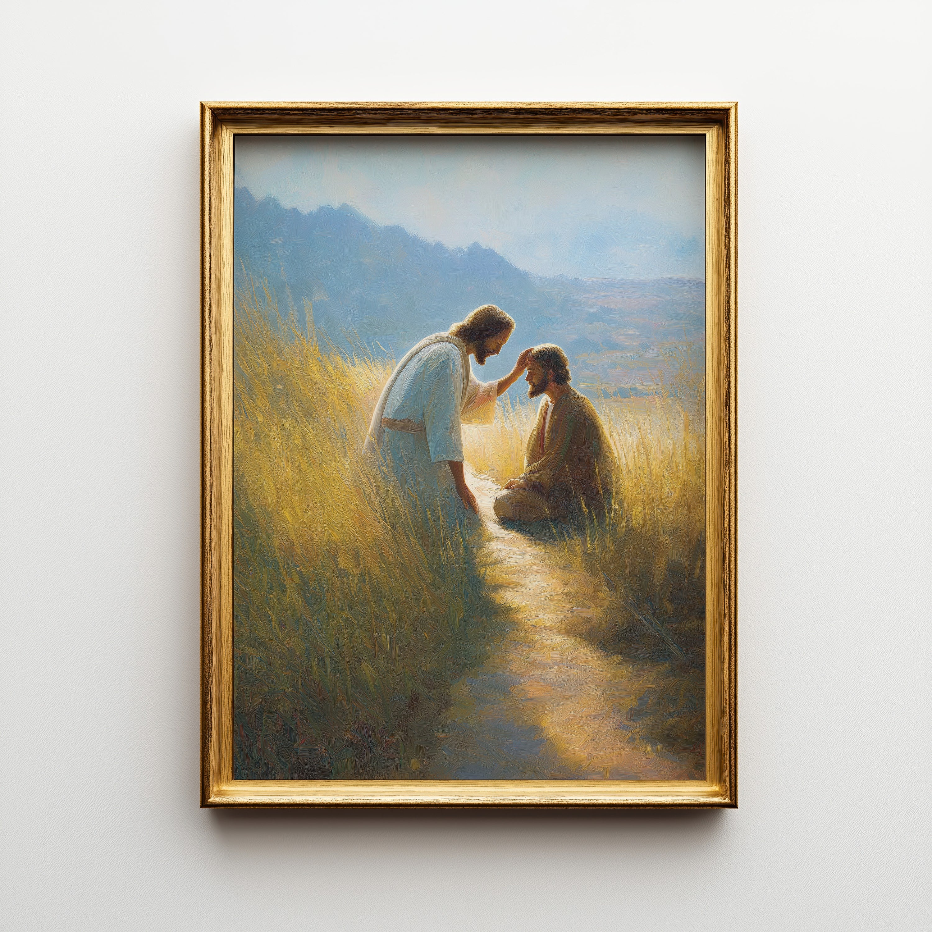 Jesus Healing a Blind Man