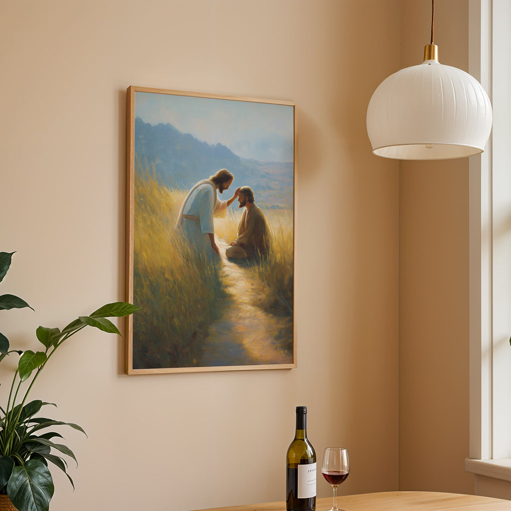 Jesus Healing a Blind Man