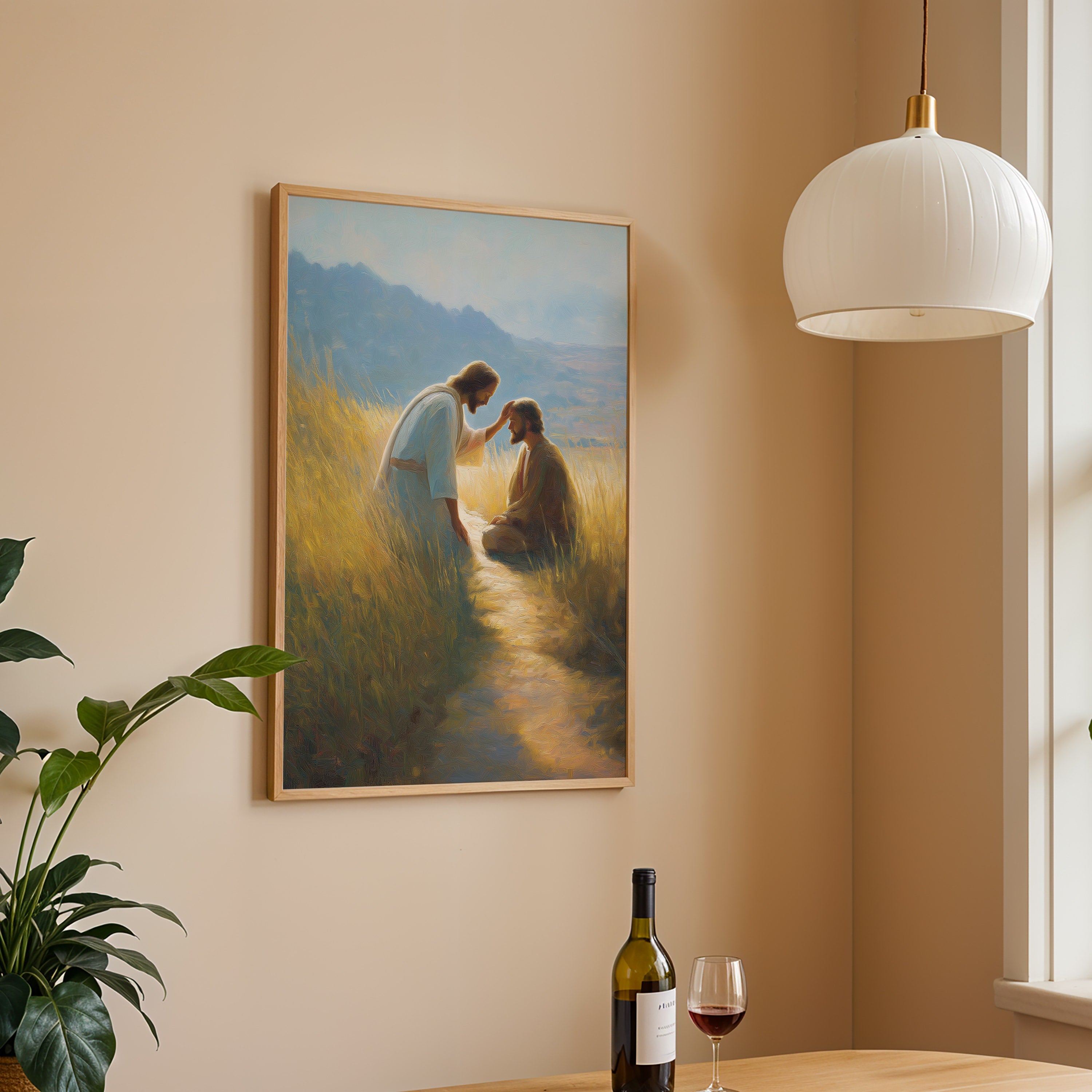 Jesus Healing a Blind Man