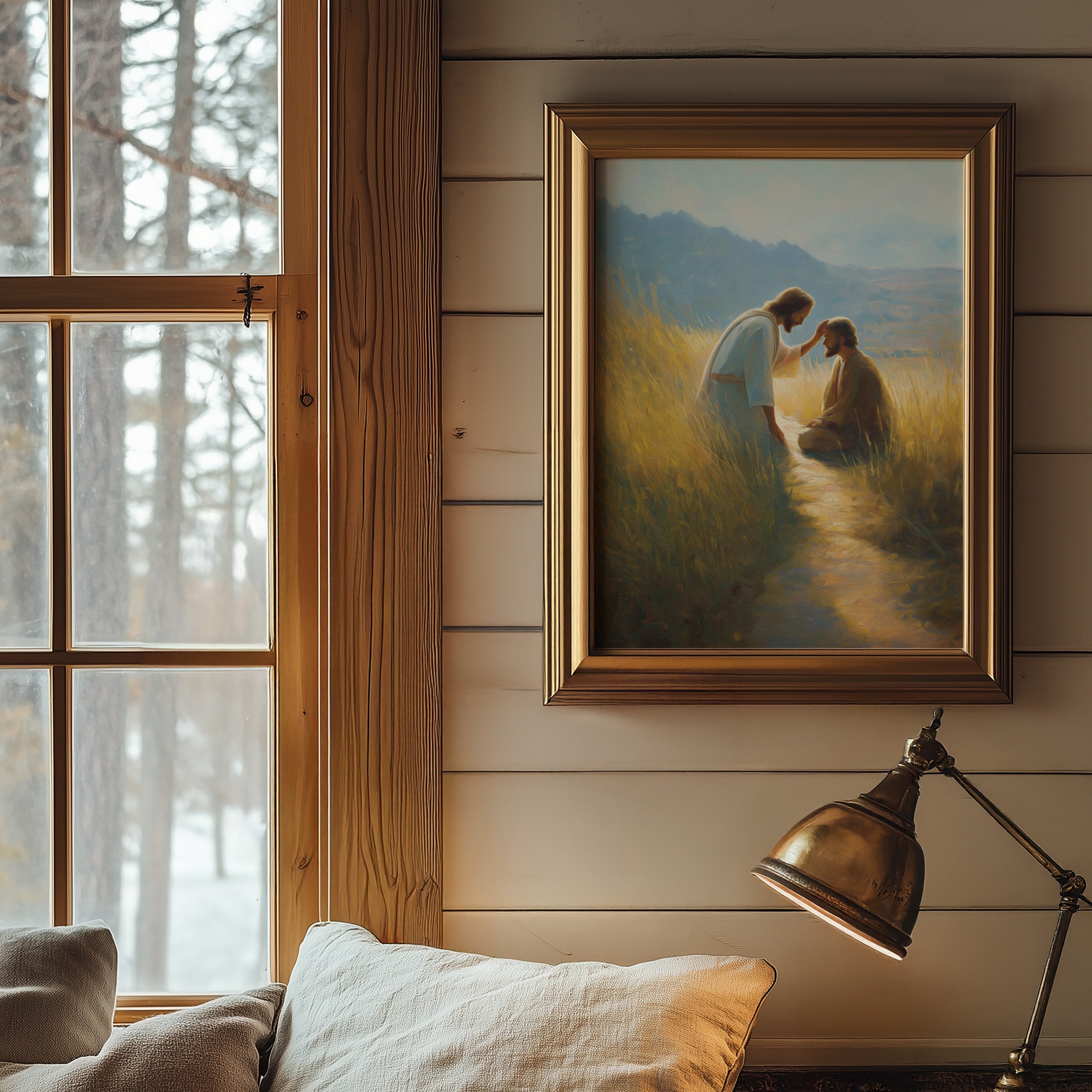 Jesus Healing a Blind Man