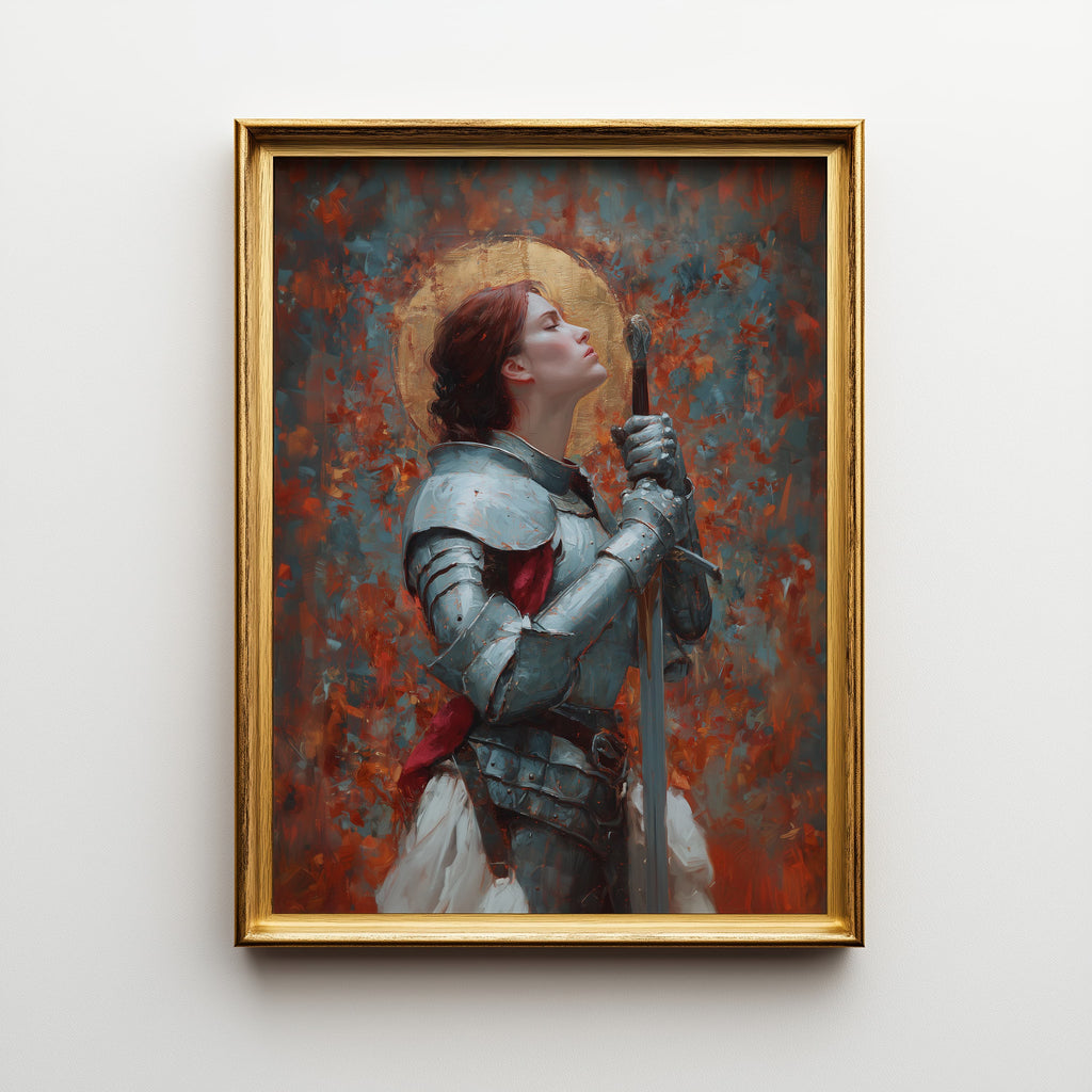 Saint Joan of Arc in Prayer
