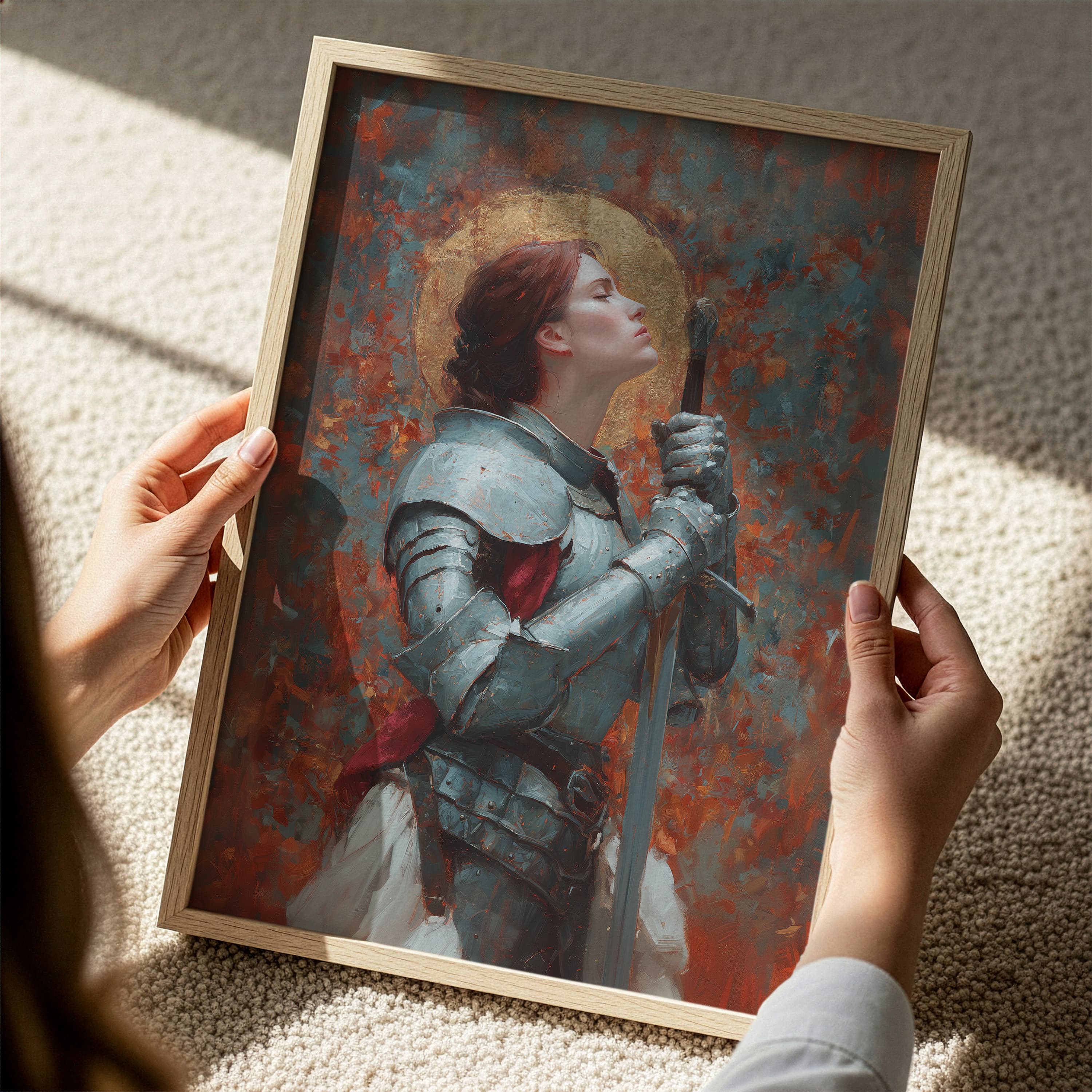 Saint Joan of Arc in Prayer