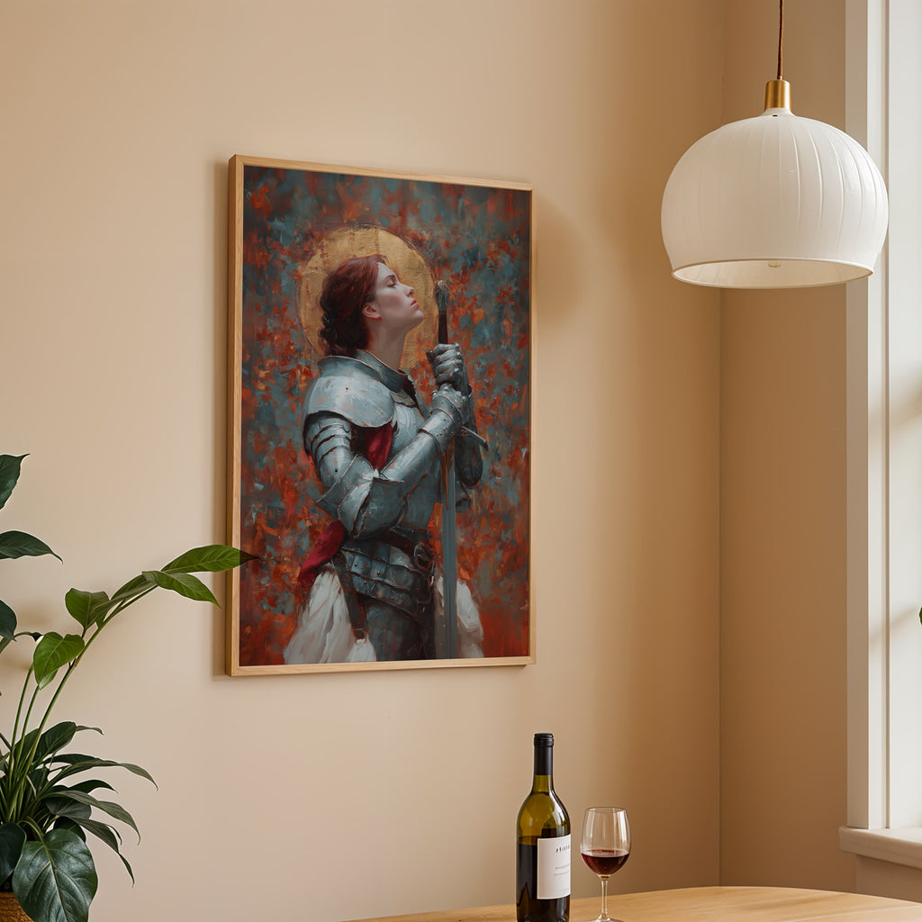 Saint Joan of Arc in Prayer