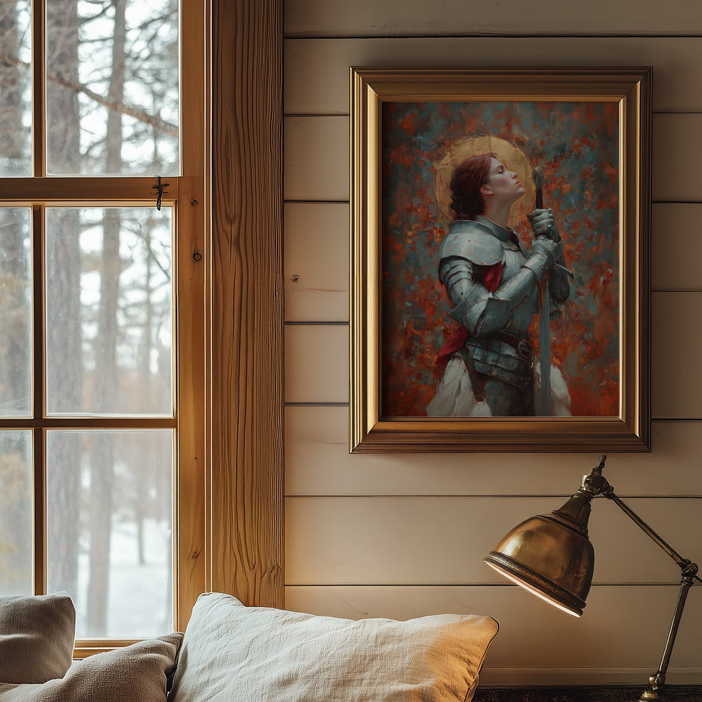 Saint Joan of Arc in Prayer