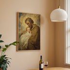 Saint Joseph Holding Baby Jesus