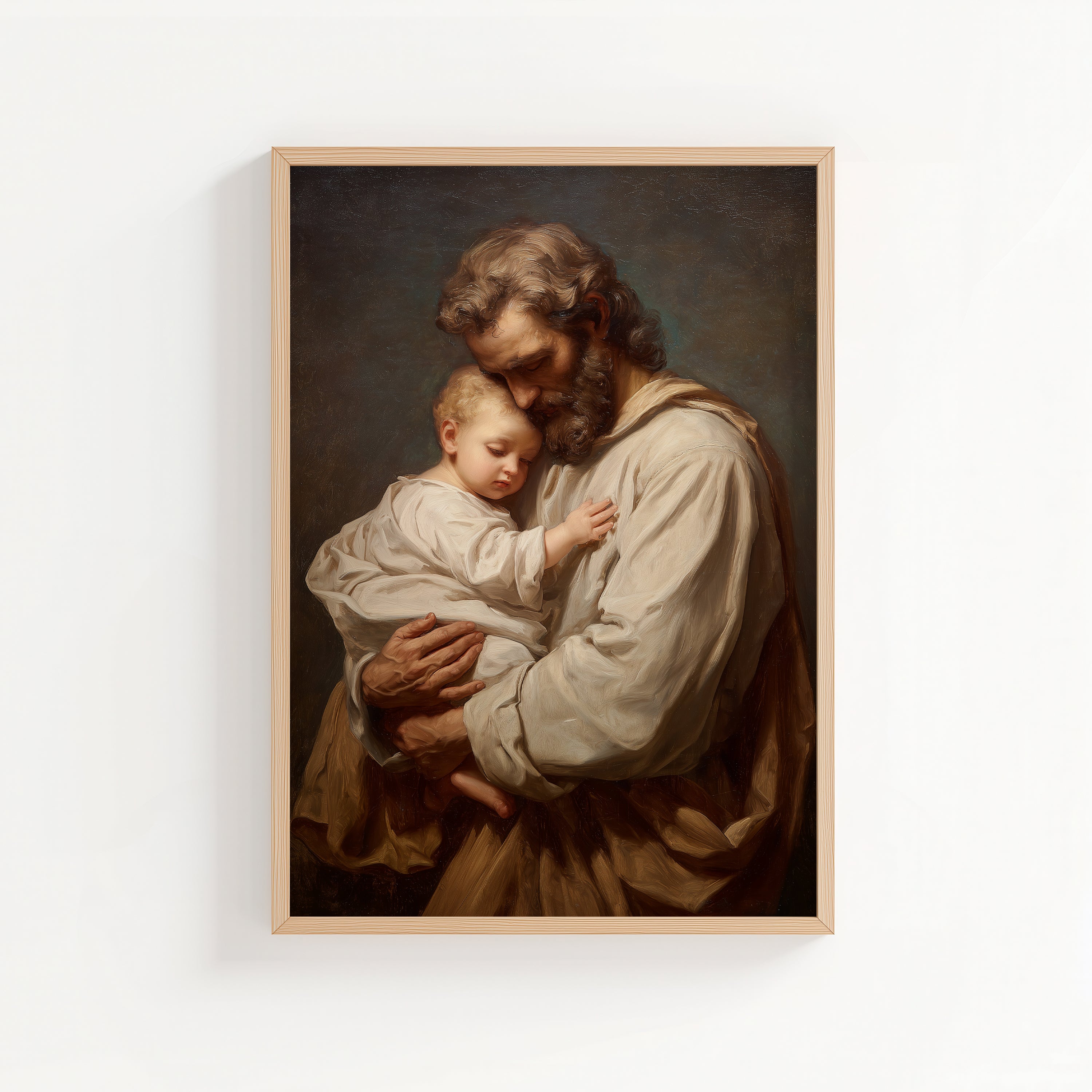 Saint Joseph Holding Infant Jesus