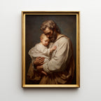 Saint Joseph Holding Infant Jesus