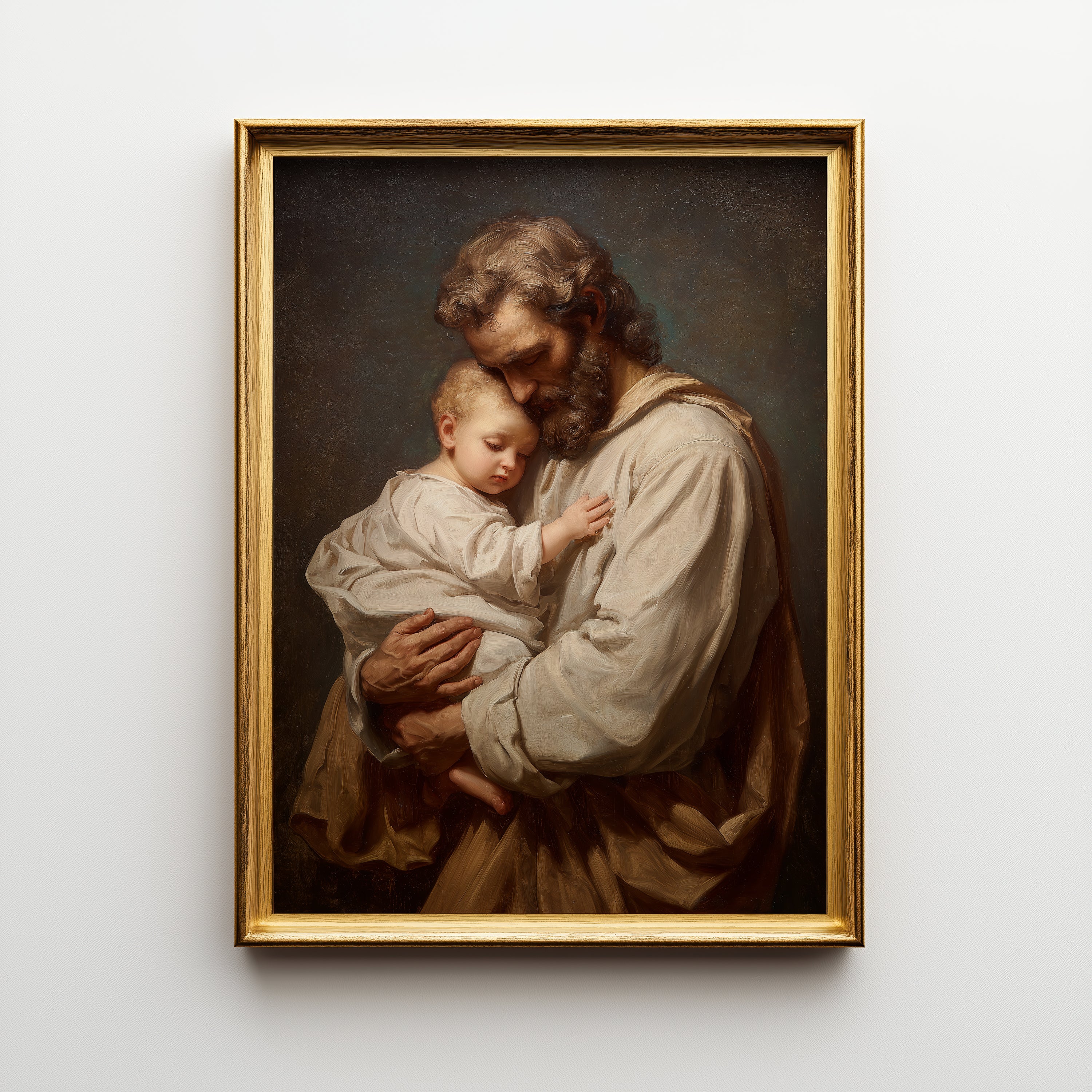 Saint Joseph Holding Infant Jesus