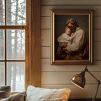 Saint Joseph Holding Infant Jesus