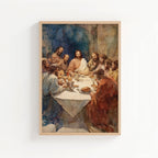 The Last Supper: Watercolor Print