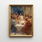 The Last Supper: Watercolor Print