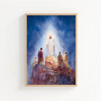 The Transfiguration of Jesus: Watercolor Print