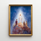 The Transfiguration of Jesus: Watercolor Print