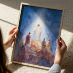 The Transfiguration of Jesus: Watercolor Print