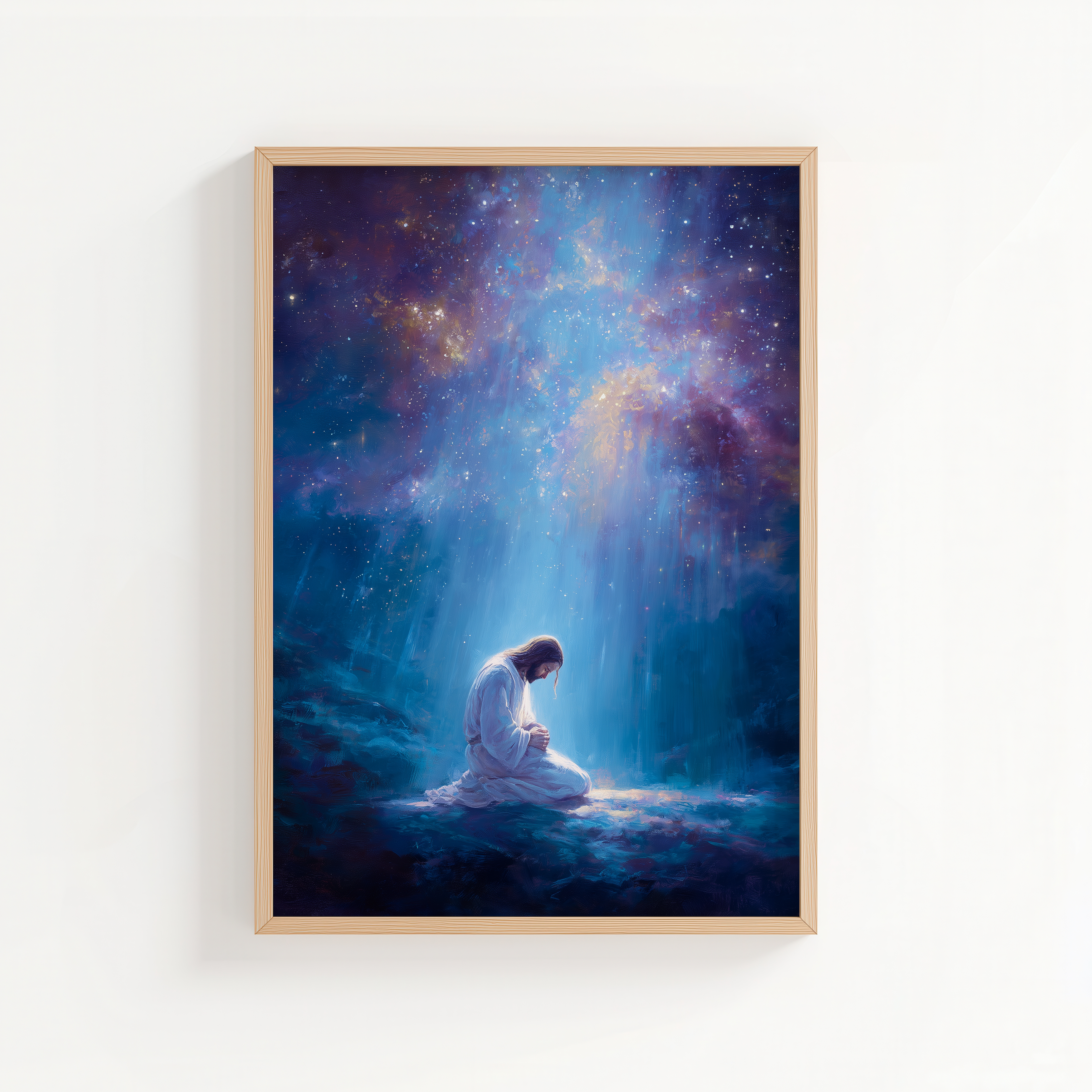 Jesus Praying With The Stars