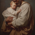 Saint Joseph Holding Infant Jesus