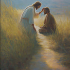 Jesus Healing a Blind Man