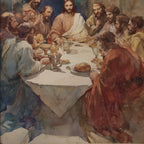 The Last Supper: Watercolor Print
