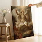 Saint Michael the Archangel Defeating the Serpent Lucifer