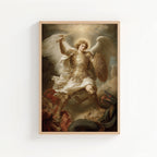 Saint Michael the Archangel Defeating the Serpent Lucifer