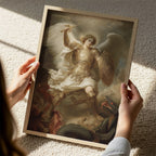 Saint Michael the Archangel Defeating the Serpent Lucifer